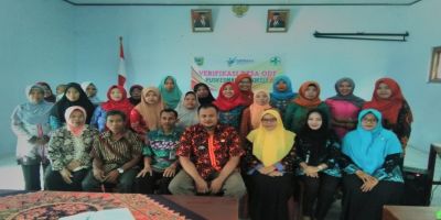 Pencanangan desa Open Defecation Free (ODF) Desa Jatiluhur Kecamatan Rowokele Kabupaten Kebumen Tahun 2019