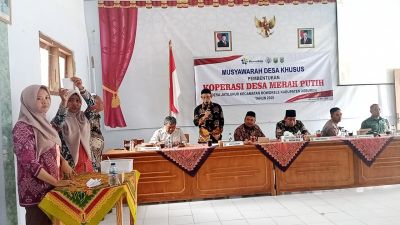 MUSDESSUS PENDIRIAN KOPERASI DESA MERAH PUTIH